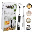 thumbnail image 4 of HINTRMENT Rechargeable Electric Whisk for Coffee and Egg Mixing Portable Handheld Mixer with 3 Speed Options White, 4 of 8