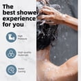 thumbnail image 5 of 12 Functions Shower Head with handheld, High Pressure Detachable Shower Head Set with Hose ON/Off Button for Pets Dog Bath, Adjustable Bracket Rubber Washers Chrome, 5 of 8