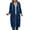 Dark Blue, variant on Long Hoodies for Women Full Zip Up Pullover Tunic Sweatshirts with Pockets Trendy Fall Winter Clothes Y2K (Hot Pink, XL)