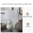 thumbnail image 4 of Signature Design by Ashley Saffi Ceramic Table Lamp in Cream, 4 of 5