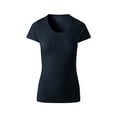 thumbnail image 3 of Hat and Beyond Womens Classic All Season Fashion Athleisure Low Scoop Neck Short Sleeved Tee Shirt, 3 of 7