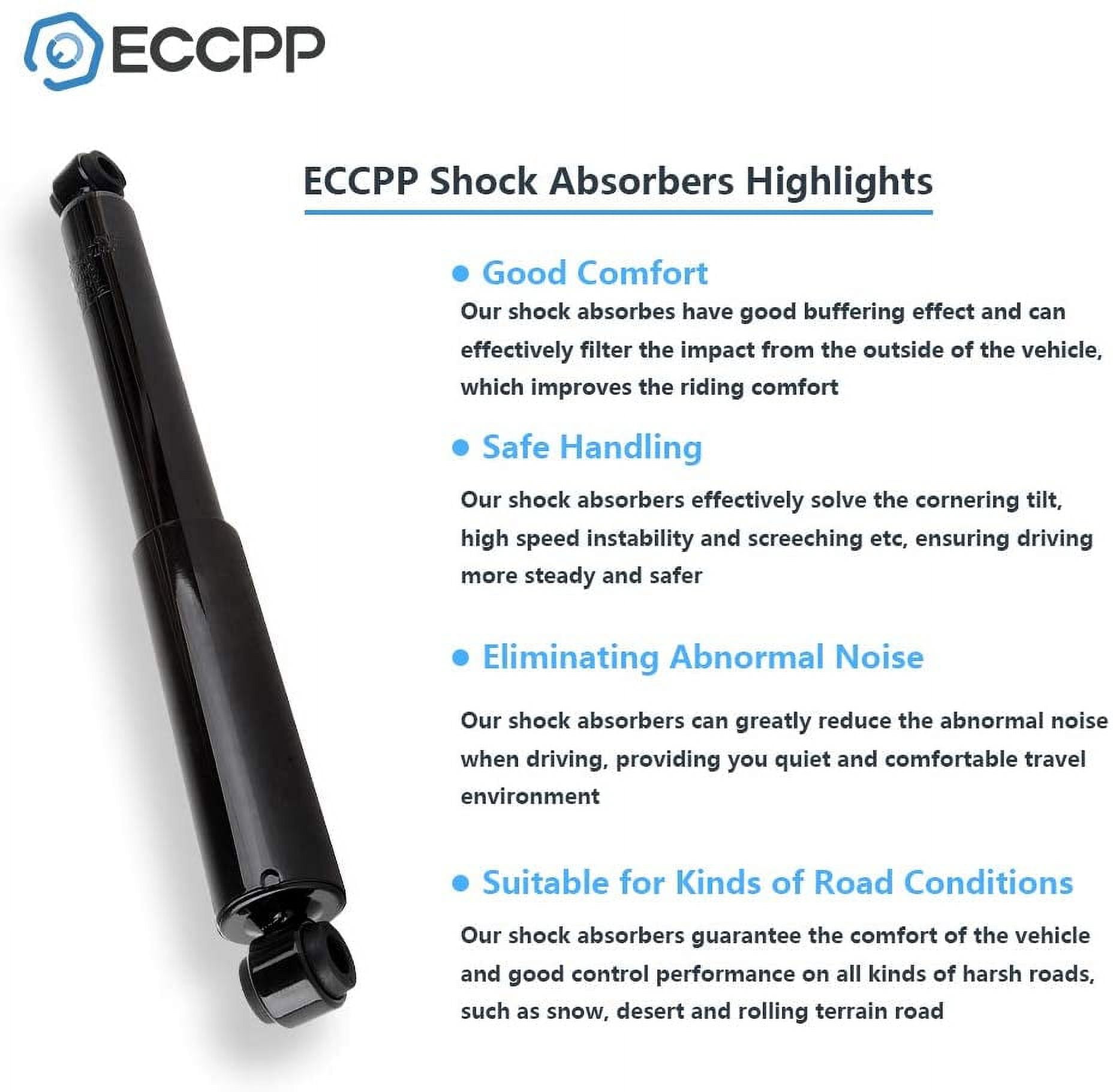 Shocks Struts,ECCPP Front Rear Shock Strut Absorbers Kits Compatible with 1995 1996 1997 1998 1999 2000 2001 2002 for Toyota Tacoma 343209 32292 344055 37098