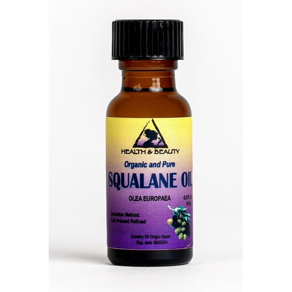 Squalane oil organic olive-derived anti-aging moisturizer cold press 0.5 oz