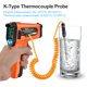 thumbnail image 2 of Termómetro infrarrojo MESTEK, pistola de temperatura sin contacto, 2 of 9