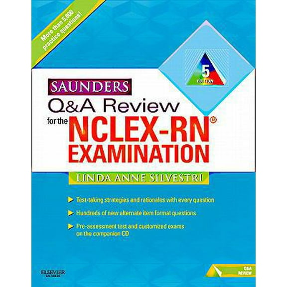 Pre-Owned Saunders Q & A Review for the NCLEX-RN® Examination (Paperback) 1437720226 9781437720228