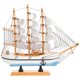 thumbnail image 4 of Wooden Sailboat Model Multi Retro Decorative Nautical Sailing Boat Ornament, 4 of 4