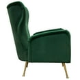 thumbnail image 2 of Ava Chair in Emerald Green Velvet w/ Gold Leg by Diamond Sofa, 2 of 8