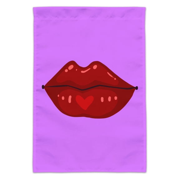 Juicy Luscious Lips Garden Yard Flag