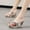 Red, variant on Mia Sandals Women's Wedge Sandals Fashion Open Toe Platform Sandals Womens Strap Sandals on Clearance