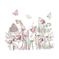 thumbnail image 4 of de pared de flores y mariposas, decoración del hogar, decoración de pared, calcomanía de pared para habitación de niños, 4 of 8