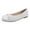 White, variant on Otqutp Baby Casual Shoes Children Shoes Pu Leather Single Shoes Simple Elastic Belt Children Dance Shoes Flat Shoes Girls Shoes