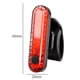 thumbnail image 3 of Juego de 2 luces traseras para bicicleta, luz trasera LED roja brillante para bicicleta, recargable por USB, luz para casco impermeable, linterna para bicicleta, accesorios reflectores de seguridad, a, 3 of 5