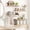 Light Brown, variant on Fairy 4+1 Tier Bathroom Floating Shelves Over Toilet, 15.8in Wall Shelves for Bathroom, Living Room,Bedroom and Kitchen (Carbonized Black)