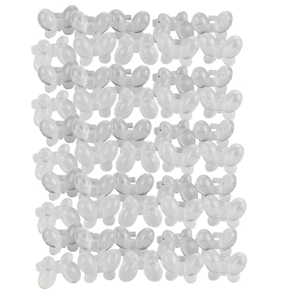 Seitruly 50 piezas de punta de exhibición de esmalte de uñas conveniente manicura que muestra el accesorio que muestra los anillos para la Type7 NO7