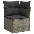 thumbnail image 4 of vidaXL Garden Sofa Set Grey, 4 of 10