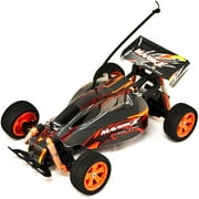 ALEKO 1/18 Buggy 27MHz AAA Battery Remote Control Car, Gray