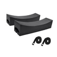 thumbnail image 4 of Bloques espuma para kayak, almohadillas para portaequipajes techo, fáciles instalar, color negro, portátiles con correas sujeción, barras, 4 of 9