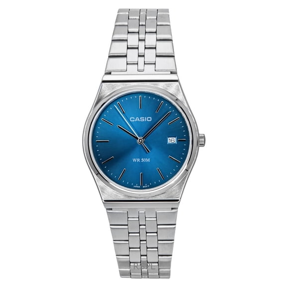 Casio Standard Analog Stainless Steel Blue Dial Quartz MTP-B145D-2A2 Men's Watch