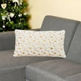 thumbnail image 5 of Btomtd 19.6x11.8 in Stamped Plush Christmas Pillow Cover Decorative Pillowcase for Living Room Sofa Bed Cushion Cover Bedroom Window Pillow Case Holiday, White, 5 of 6