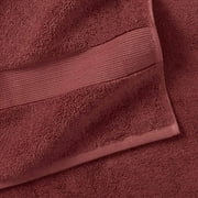 Better Homes & Gardens Signature Soft Solid Cotton 6 Piece Bath Towel Set,Deep Redwood