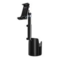 thumbnail image 1 of 2-in-1 Rotating Car Cup Holder & Phone Mount - Adjustable, Multifunctional, Fits Most Cup Holders, 360° Rotation, Easy Install - Black/Space Gray/Silver/Red, 1 of 8