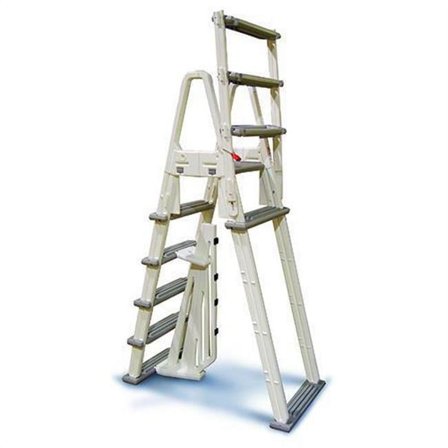 Confer Plastics 7000X Heavy Duty Aframe Ladder, Beige & Grey