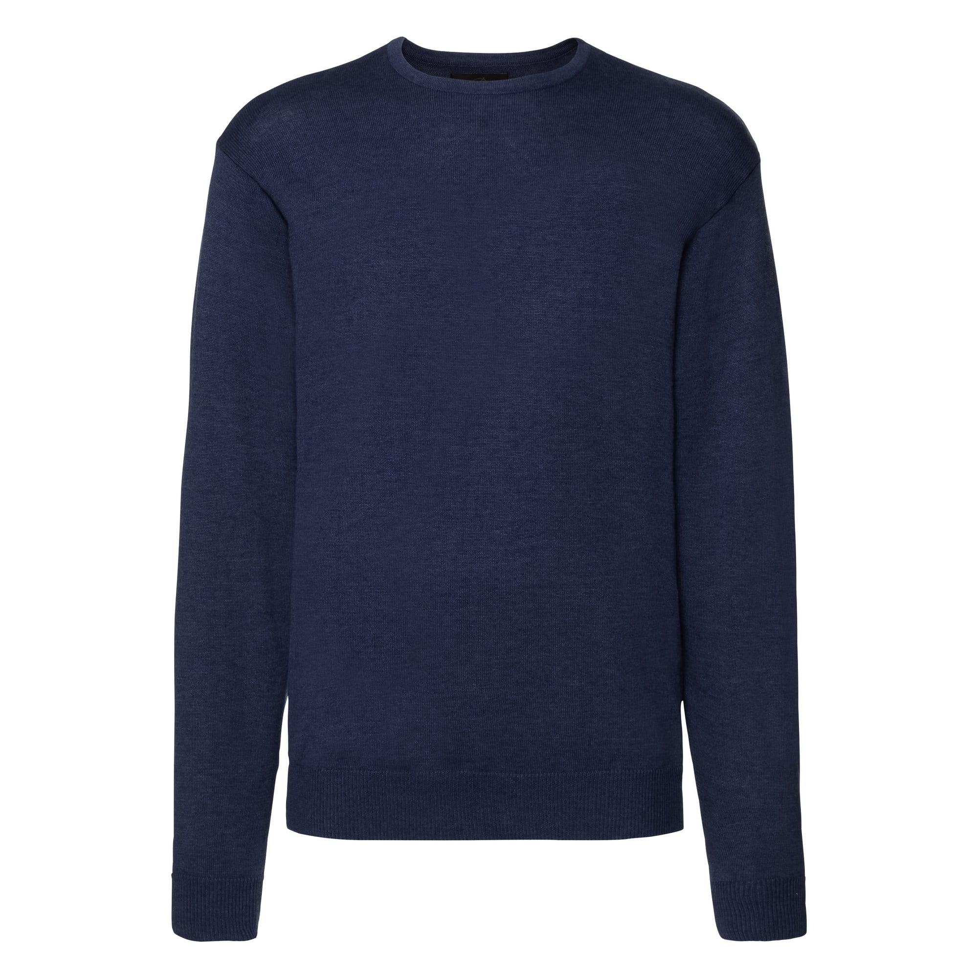 Russell Collection Mens Crew Neck Knitted Pullover Sweatshirt | Walmart ...