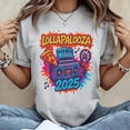 thumbnail image 2 of Lollapalooza 2025: Retro Music Festival Graphic, Psychedelic Design Splash Comfort Colors T-Shirt, Men's And Women's Graphic Tee 100% Cotton by TBun, Full Sizes S-5XL, 2 of 5