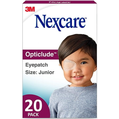 Nexcare Opticlude Orthoptic Eye Patches Junior 20 Each (Pack of 6)