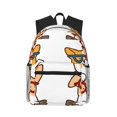 thumbnail image 1 of Easygdp Corgi Dog2 Mochila Casual para Portátil, Mochila para Escuela, Viajes, Negocios, 1 of 6