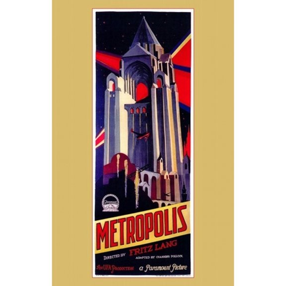 Posterazzi MOV143197 Metropolis Movie Poster - 11 x 17 in.