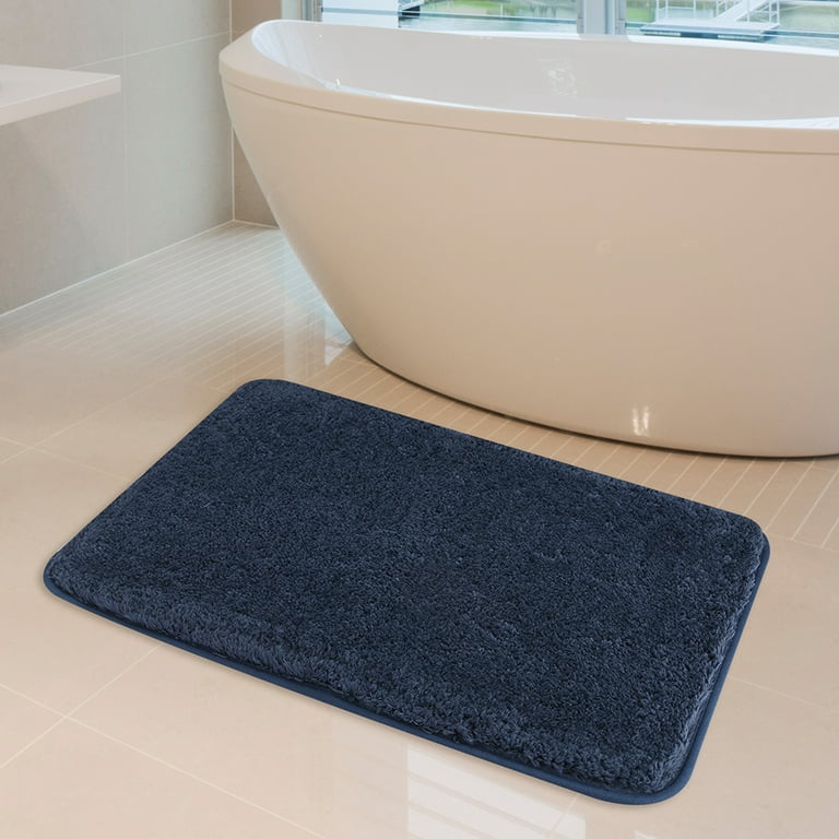  Walensee Bathroom Rug Non Slip Bath Mat for Bathroom (16 x 24,  Beige) Water Absorbent Soft Microfiber Shaggy Bathroom Mat Machine Washable  Bath Rug for Bathroom Thick Plush Rugs for Shower 