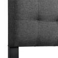 thumbnail image 6 of CorLiving Valencia Gray Fabric Upholstered Headboard - Queen, 6 of 9