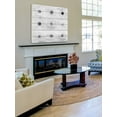 thumbnail image 5 of Parvez Taj Grey Flowers Art Print on White Pine Wood, 5 of 7