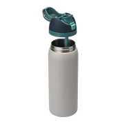Owala FreeSip Stainless Steel Water Bottle, 32oz, Gray Whale