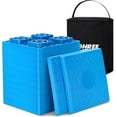 thumbnail image 3 of Kohree Heavy Duty RV Leveling Blocks with Carry Bag, 12 Pack-Anti-mud Sturdy for Single and Dual Wheels, Stabilizer, Camper,Travel Trailer, 3 of 14