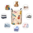 thumbnail image 3 of DouZhe Waterproof Collapsible Large Laundry Baskets, Cute Dogs Funny Puppy Prints Circular Hamper with Handles, 3 of 6