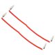 thumbnail image 1 of IDEANATEGRATE 2Ud Clips De Bib Con Cadena Resistente Para Baberos Reutilizables Color Rojo, 1 of 8
