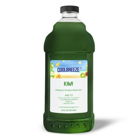 Cool Breeze Beverages Shelf Stable All Natural Fruit/Drink Mix – 1/2 Gal (64fl oz) Bottle – Kiwi 5 Pack Cool Breeze Beverages Shelf Stable All Natural Fruit/Drink Mix – 1/2 Gal (64fl oz) Bottle – Kiwi 5 Pack