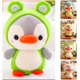 thumbnail image 1 of Xishao Penguin Plush Toy, Cute Penguin Plush Stuffed Animal Plush Doll 10 Inch Christmas Birthday Gift for Boys and Girls (Frog) Pingüino rana Pingüino rana Xishao Juguetes, 1 of 2