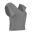 thumbnail image 3 of Blusa George para Mujer, Kimona Boxy Escote V con Corte en Delantero Gris Talla EG, 3 of 4