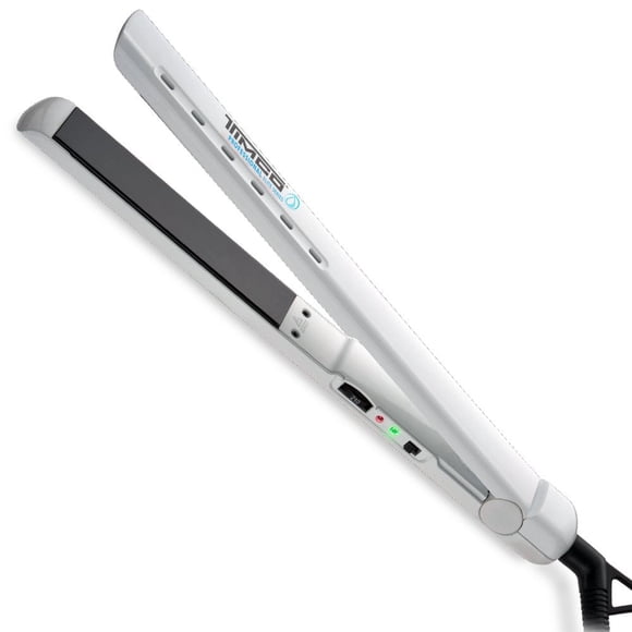 Timco Pwd Plancha Alaciadora Wet and Dry Turboheat Cerámica + Iones, Blanco