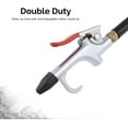 thumbnail image 4 of Hiltex 31111 Long Reach Pneumatic Air Blow Gun | 24” Length | 1/4"" NPT Air Inlet | Angled Aluminum Nozzle with Pistol Grip Trigger | Rubber Tip", 4 of 5