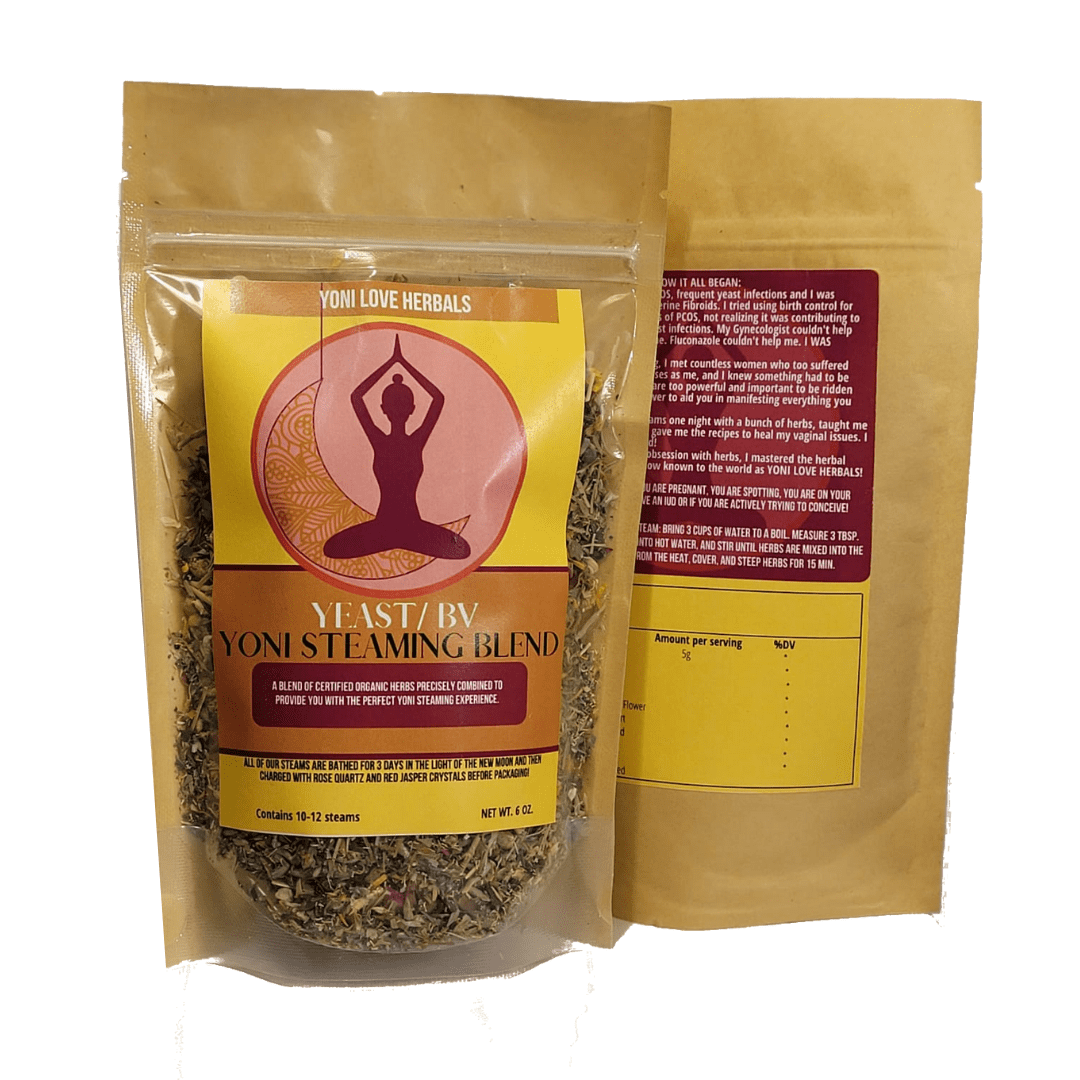 Yeast Bv Certified Organic Yoni Vaginal Steaming Blend By Yoni Love Herbals Walmart Com