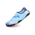 thumbnail image 3 of Fangasis Womens Mens Aqua Socks Casual Beach Shoe Swim Water Shoes Exercise Comfy Barefoot Dolphin Blue 2Y, 3 of 8