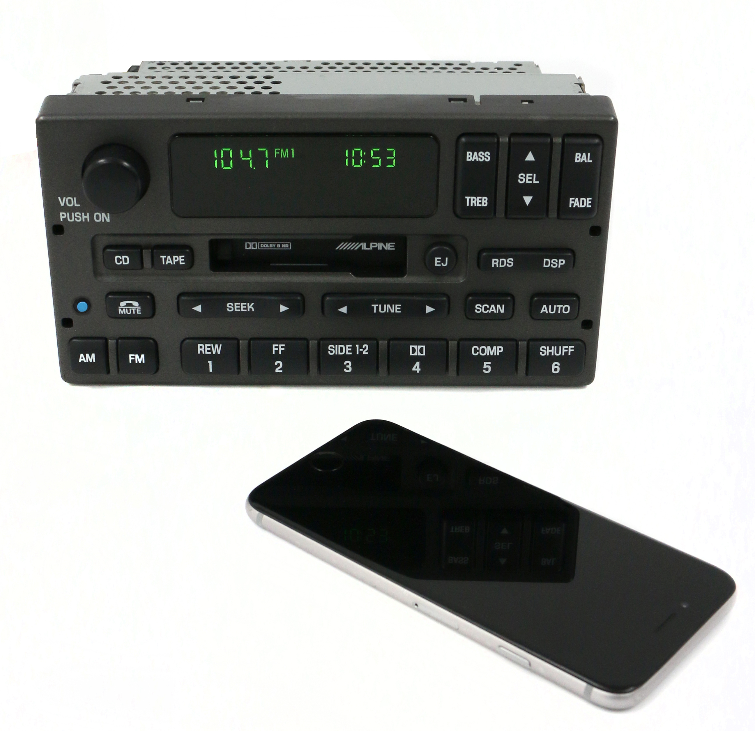 2001-02 Lincoln Town Car AM FM Audiophile Radio CS w Bluetooth 2W1T