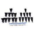 thumbnail image 2 of Set 10 Pcs For VW Audi Porsche Volvo BMW 3 Pin EV1 TPS IAC Plug Connector Kit, 2 of 6