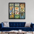 thumbnail image 3 of Great Big Canvas "Jazz Trio"  by Tim Nyberg Black Burgundy   Wrapped Canvas Print Wall Artwork, 3 of 7