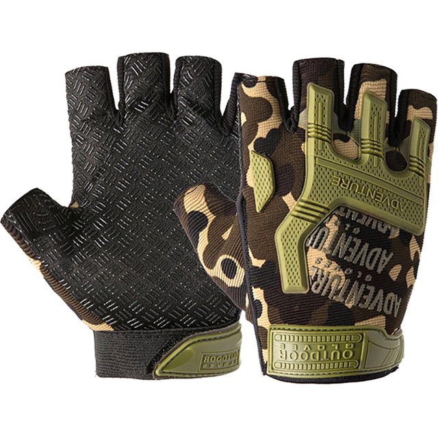 Bangcool Gants de Sport Demi-Doigt Gants de Cyclisme Anti-Rayures Gants de Lutte pour Homme
