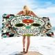 thumbnail image 2 of Toalla de playa con calaveras de microfibra para gimnasio, viajes, fitness, spa, mujeres y niñas, secado rápido, sin arena, tamaño grande, 2 of 4